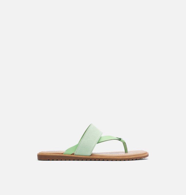 Sorel Ella™ Flip Flat - Womens Sandals Mint - 795482SZU